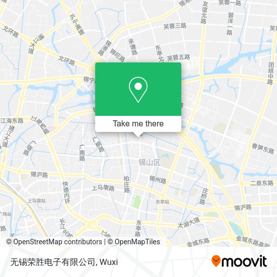 无锡荣胜电子有限公司 map