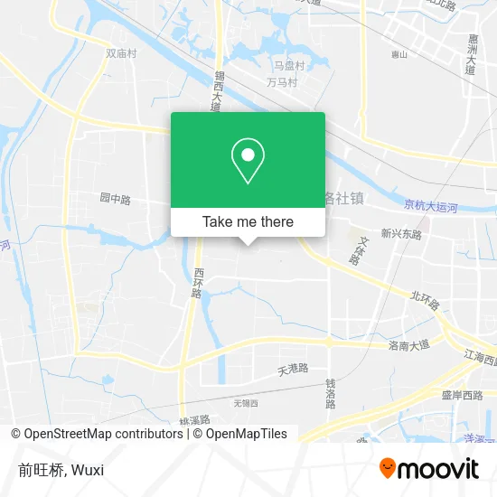 前旺桥 map