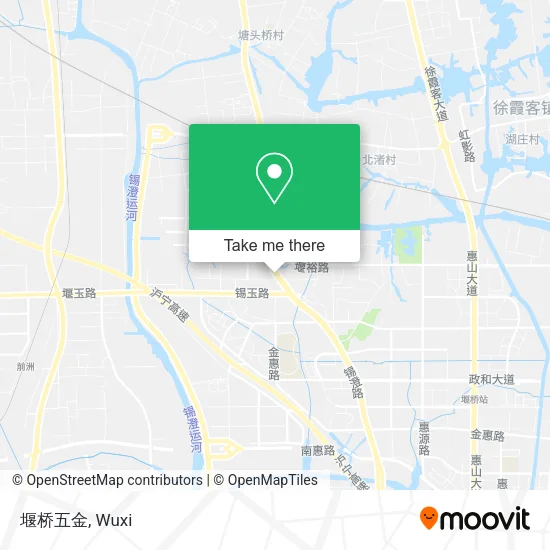 堰桥五金 map