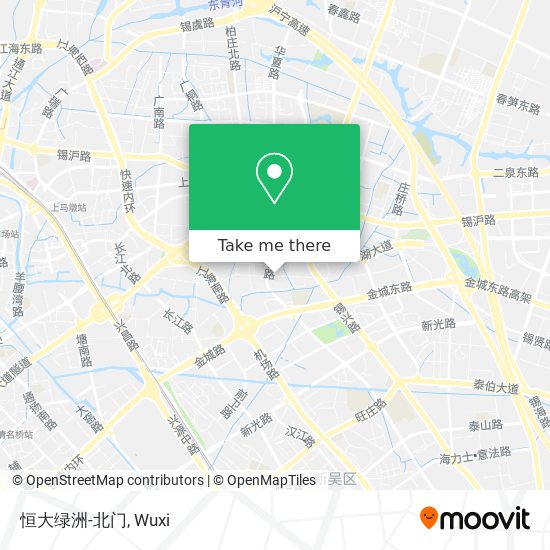 恒大绿洲-北门 map