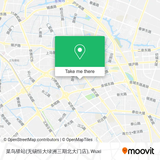 菜鸟驿站(无锡恒大绿洲三期北大门店) map