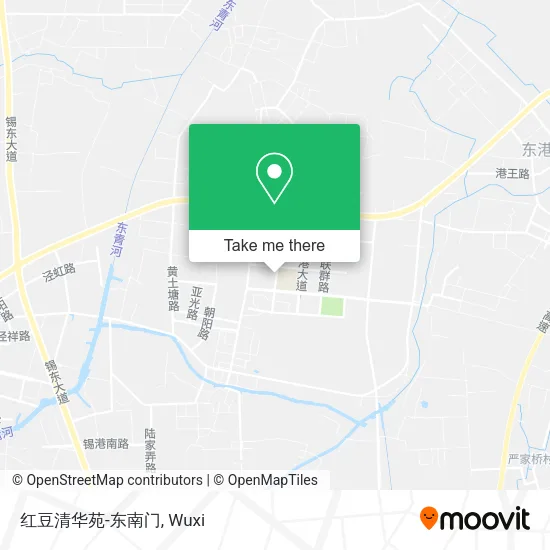 红豆清华苑-东南门 map