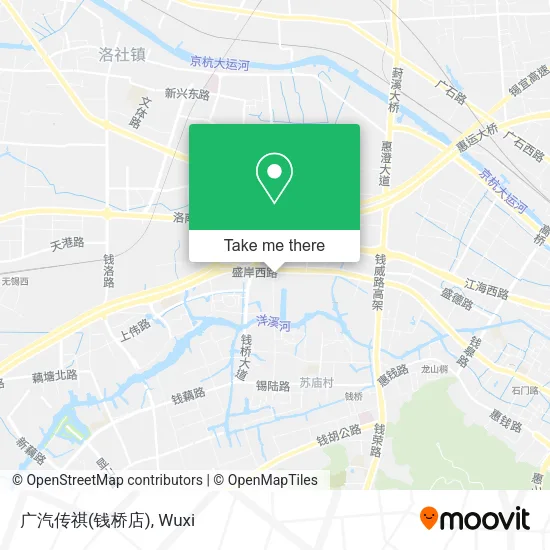 广汽传祺(钱桥店) map