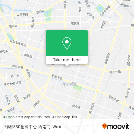 梅村530创业中心-西南门 map