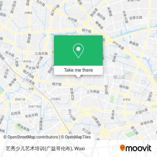 艺秀少儿艺术培训(广益哥伦布) map