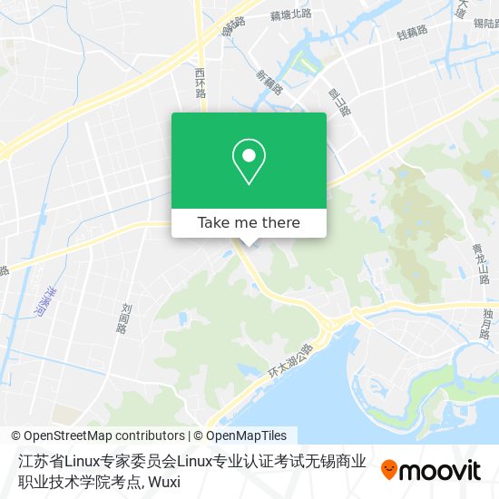 江苏省Linux专家委员会Linux专业认证考试无锡商业职业技术学院考点 map