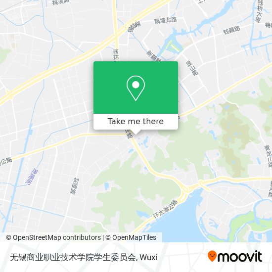 无锡商业职业技术学院学生委员会 map