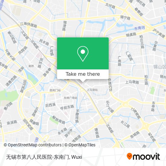无锡市第八人民医院-东南门 map
