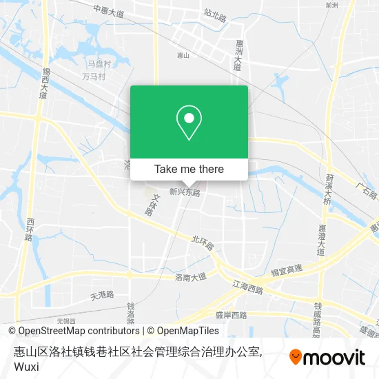 惠山区洛社镇钱巷社区社会管理综合治理办公室 map