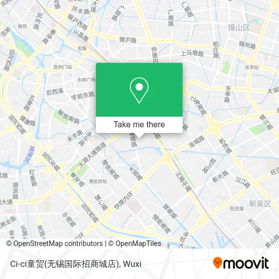 Ci-ci童贸(无锡国际招商城店) map