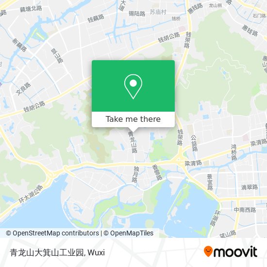 青龙山大箕山工业园 map