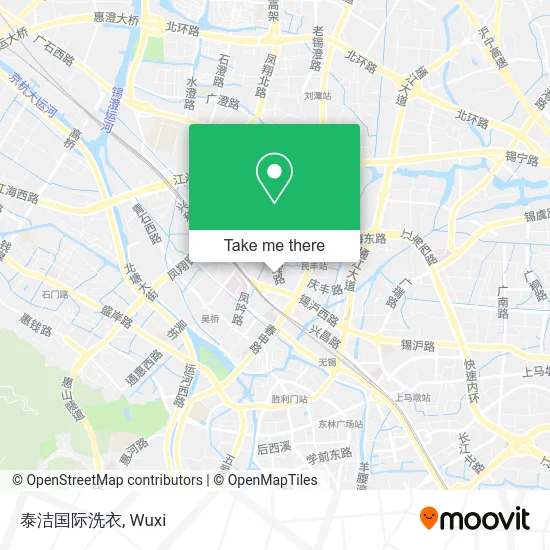 泰洁国际洗衣 map