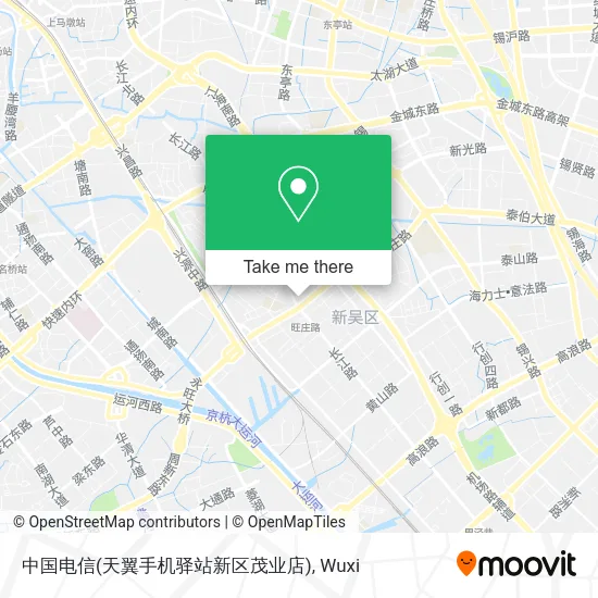 中国电信(天翼手机驿站新区茂业店) map