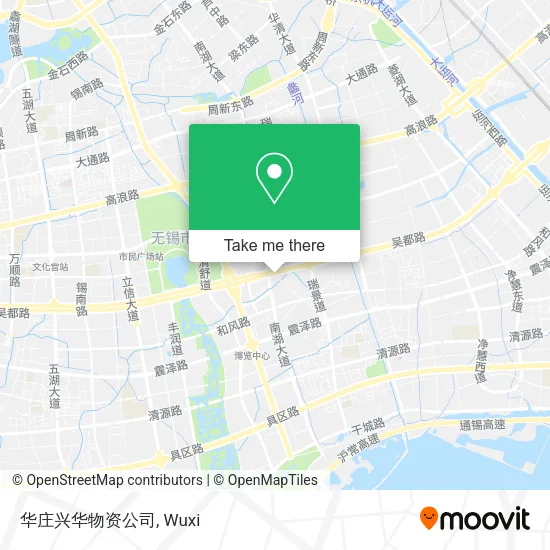 华庄兴华物资公司 map