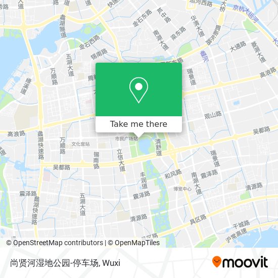 尚贤河湿地公园-停车场 map