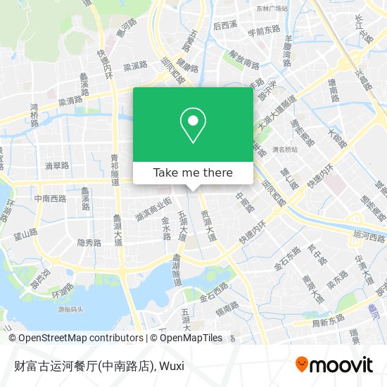 财富古运河餐厅(中南路店) map