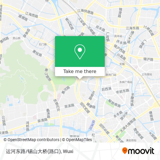 运河东路/锡山大桥(路口) map