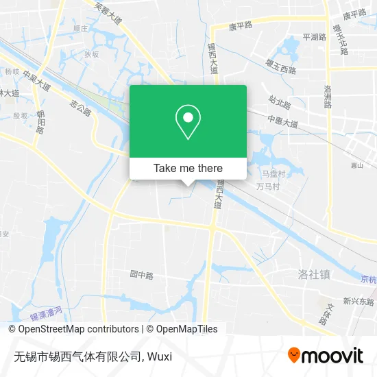 无锡市锡西气体有限公司 map