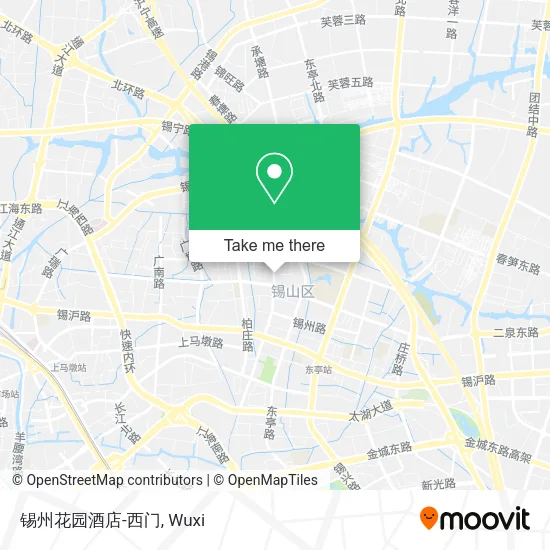 锡州花园酒店-西门 map