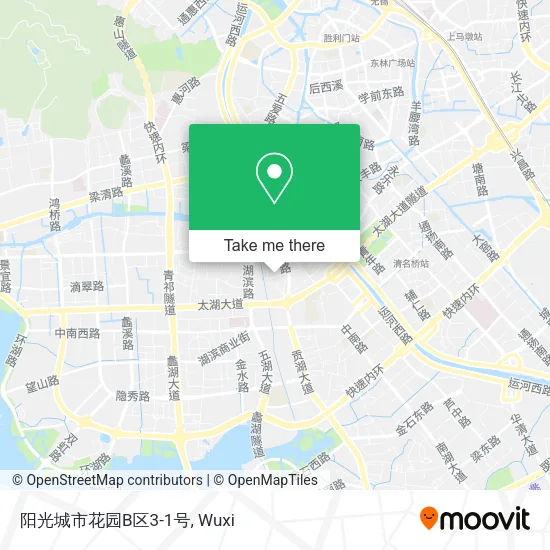 阳光城市花园B区3-1号 map