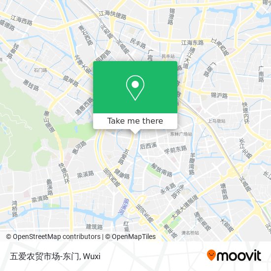 五爱农贸市场-东门 map