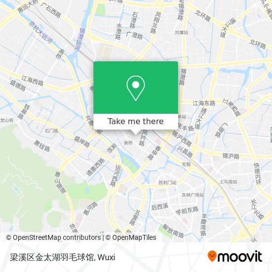 梁溪区金太湖羽毛球馆 map