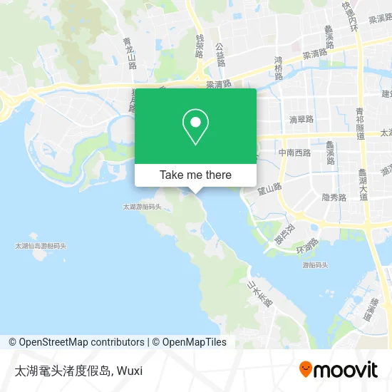 太湖鼋头渚度假岛 map