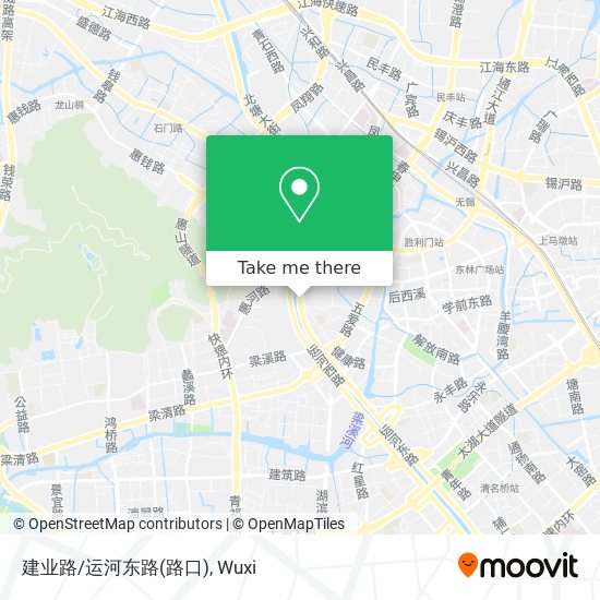 建业路/运河东路(路口) map