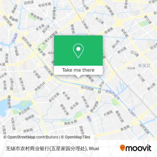 无锡市农村商业银行(五星家园分理处) map
