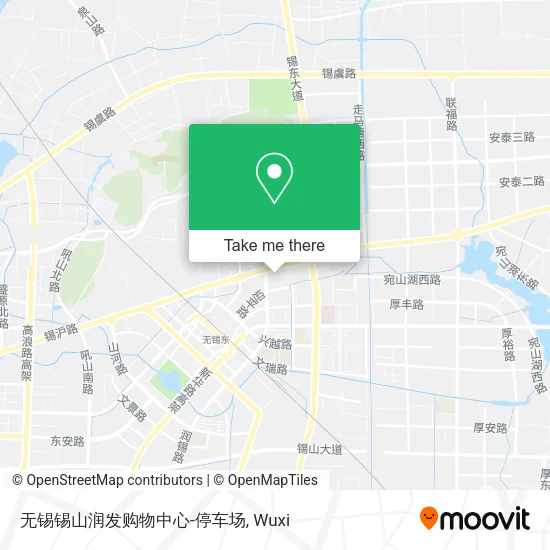 无锡锡山润发购物中心-停车场 map
