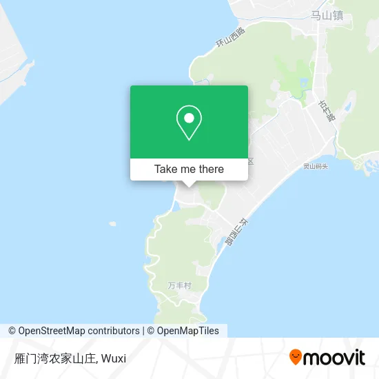 雁门湾农家山庄 map
