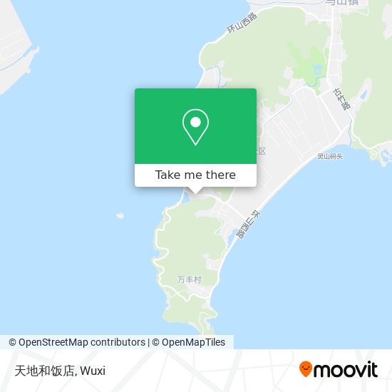 天地和饭店 map