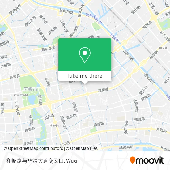 和畅路与华清大道交叉口 map