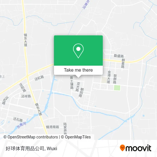 好球体育用品公司 map