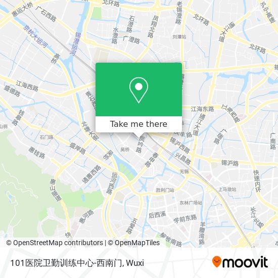 101医院卫勤训练中心-西南门 map