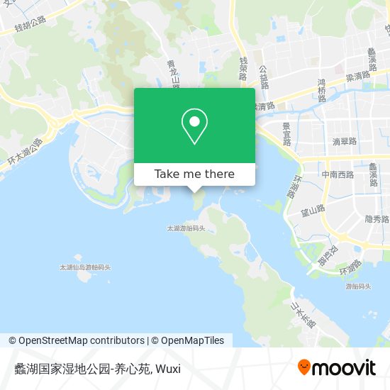 蠡湖国家湿地公园-养心苑 map