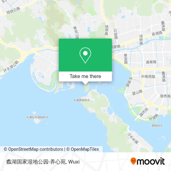 蠡湖国家湿地公园-养心苑 map