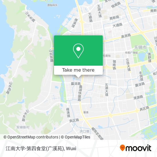 江南大学-第四食堂(广溪苑) map