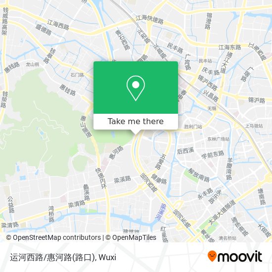 运河西路/惠河路(路口) map