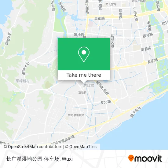 长广溪湿地公园-停车场 map