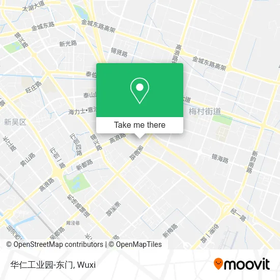 华仁工业园-东门 map