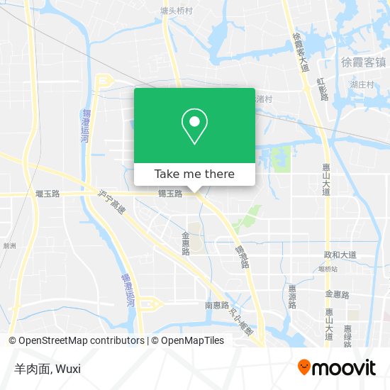 羊肉面 map