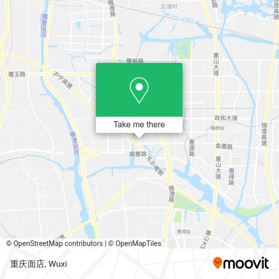 重庆面店 map