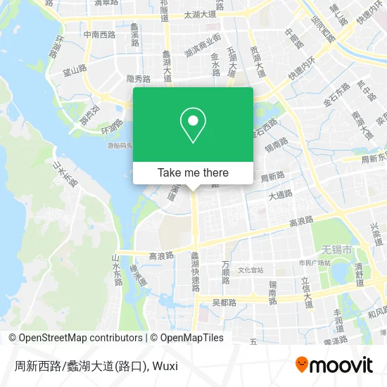 周新西路/蠡湖大道(路口) map