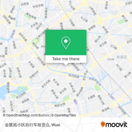 金匮苑小区自行车租赁点 map