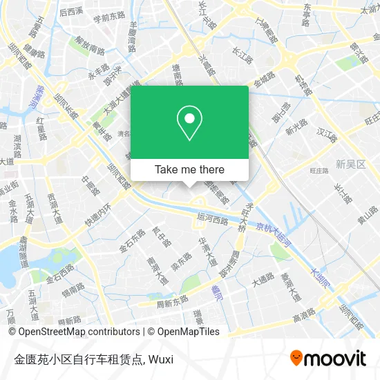 金匮苑小区自行车租赁点 map