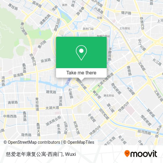 慈爱老年康复公寓-西南门 map