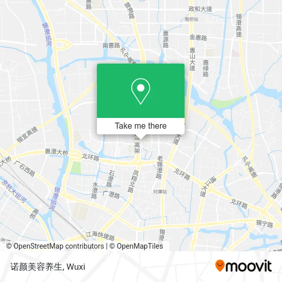 诺颜美容养生 map