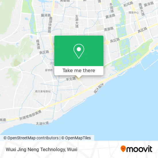Wuxi Jing Neng Technology map