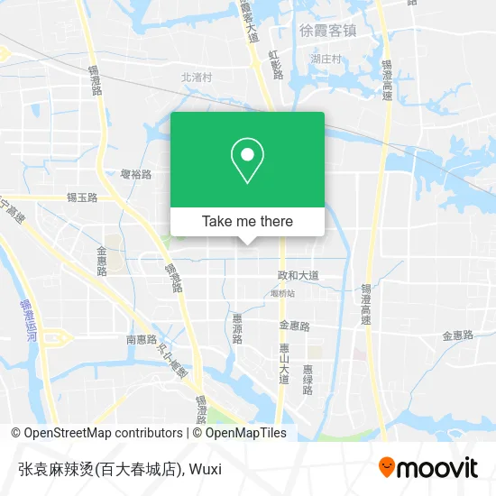 张袁麻辣烫(百大春城店) map